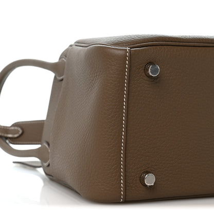 Hermes Taurillon Clemence Lindy 26 Etoupe 8 of 9