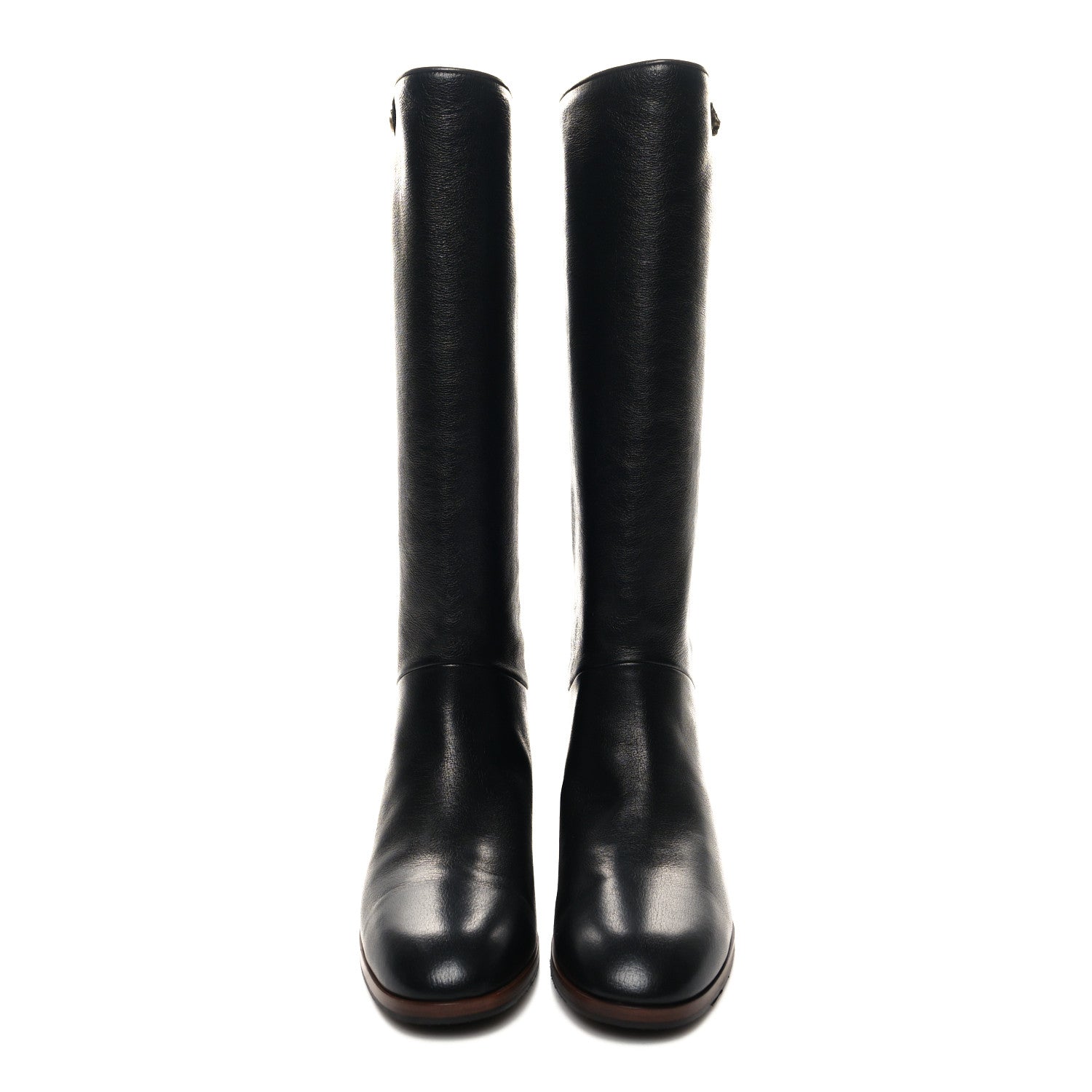 Gucci Calfskin Piuma Lux Energy High Boots 39.5 Black 2 of 9