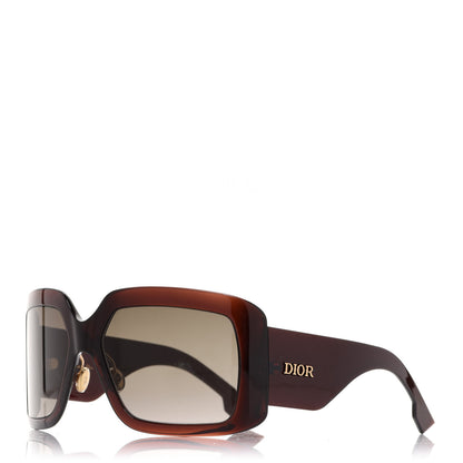 Christian Dior Acetate DiorSo Light 2 Shield Sunglasses Tortoise 1 of 8