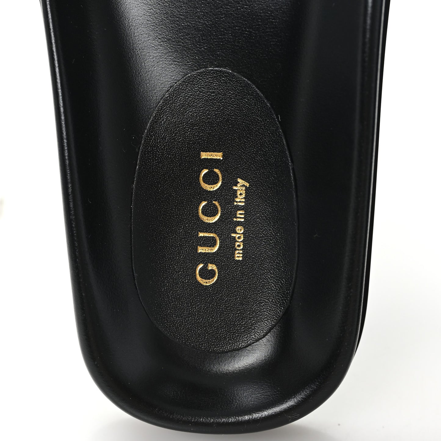 Nappa GG Matelasse Flat Slide Sandals 36.5 Black 36.5 Black
