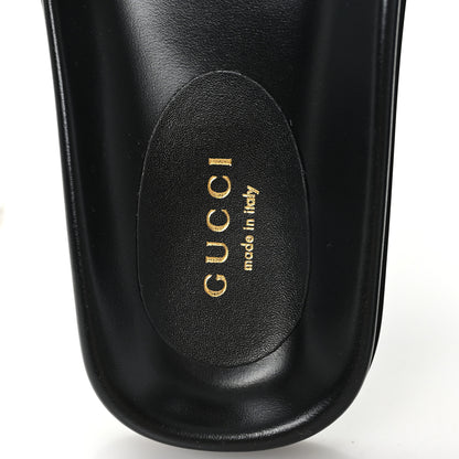 Gucci Nappa GG Matelasse Flat Slide Sandals 36.5 Black 36.5 Black 8 of 9