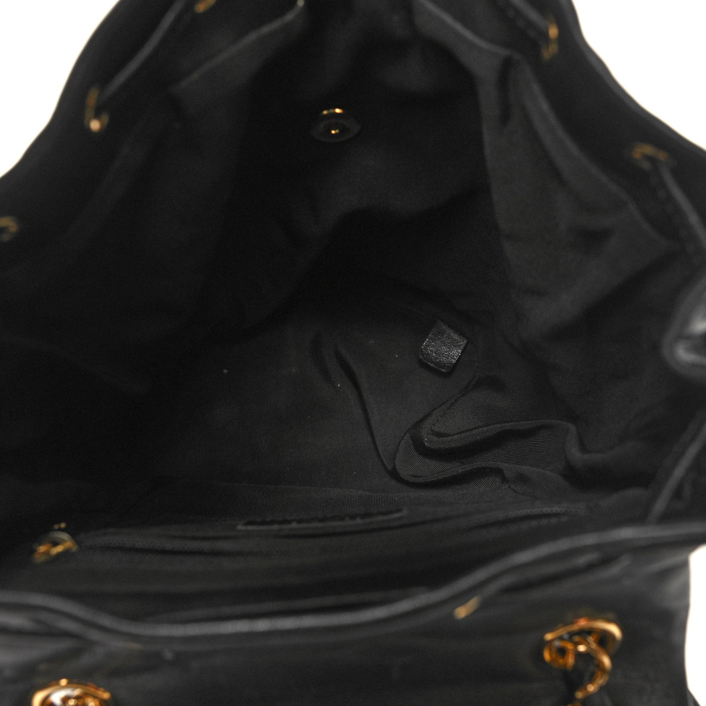 Lambskin Quilted Small Urban Spirit Backpack Black