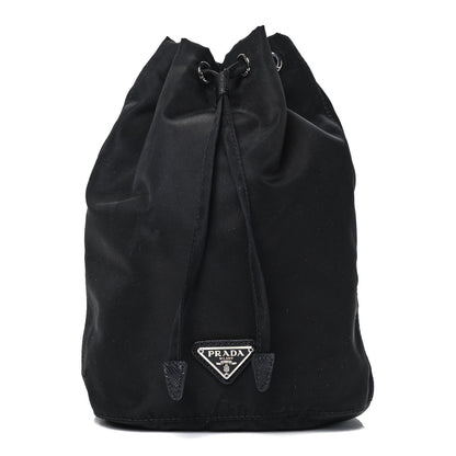 Prada Nylon Vela Drawstring Pouch Black 1 of 8