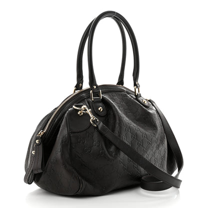 Gucci Guccissima Medium Sukey Boston Chocolate 3 of 14