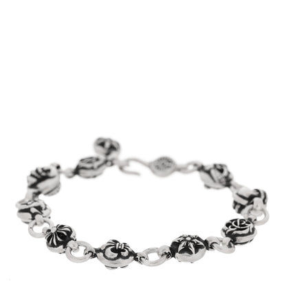 Chrome Hearts Sterling Silver Symbols Ball Bracelet 1 of 3