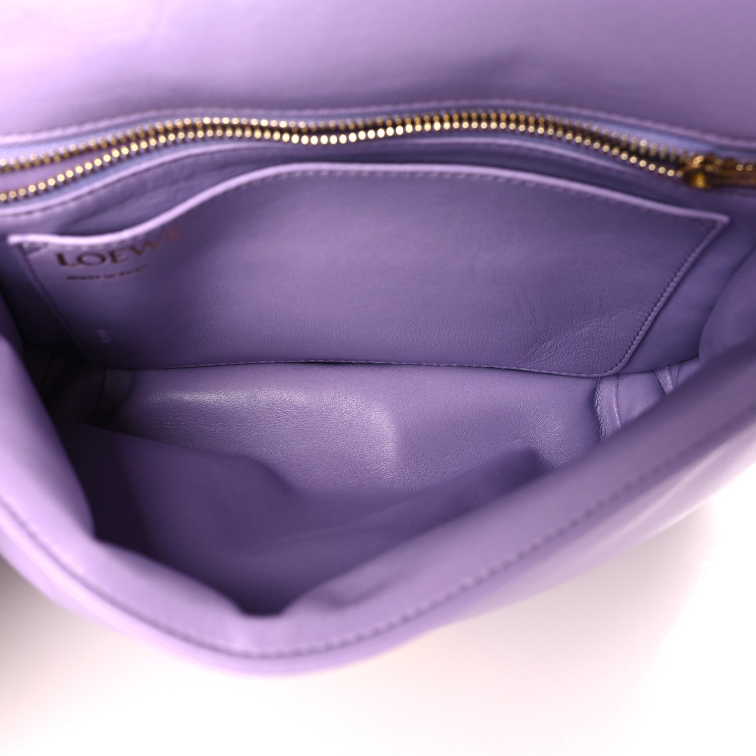 Loewe Lambskin Pleated Goya Puffer Bag Light Mauve 5 of 9