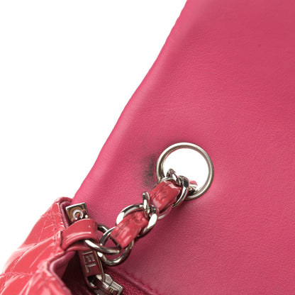 Chanel Patent Calfskin Quilted Mini Rectangular Flap Pink 12 of 12