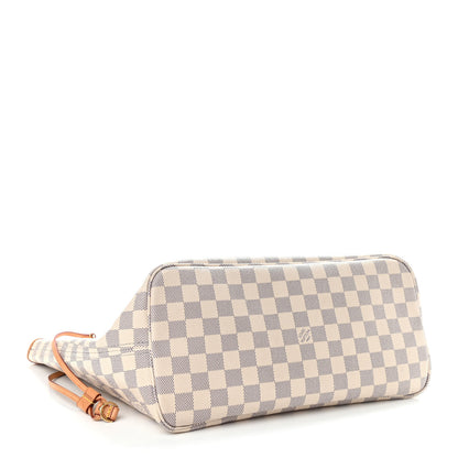 Louis Vuitton Damier Azur Neo Neverfull MM Rose Ballerine 5 of 12