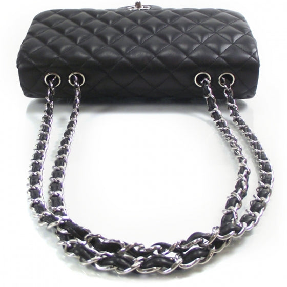 Chanel Lambskin Jumbo Flap Black 5 of 12