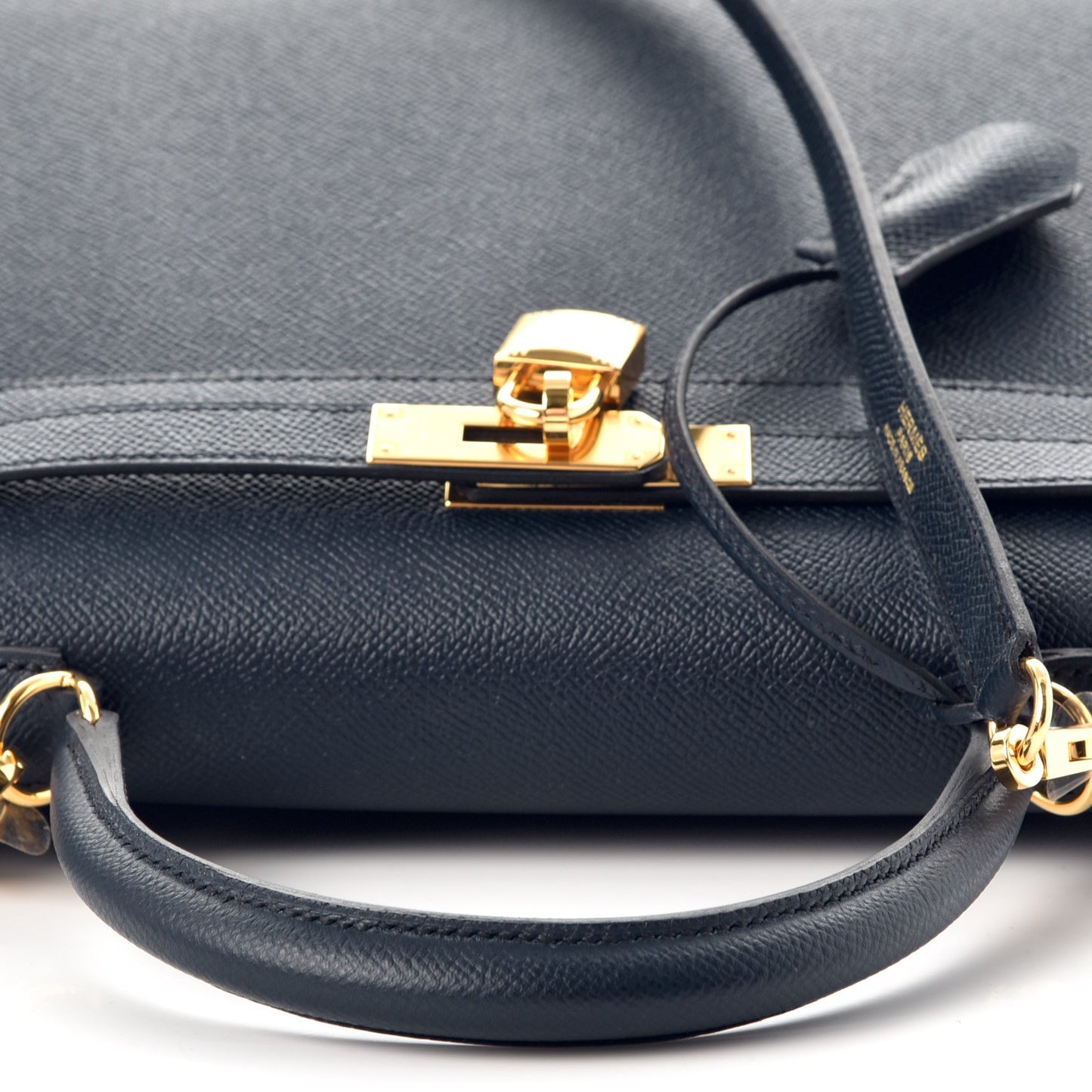 Epsom Kelly Sellier 28 Bleu Indigo