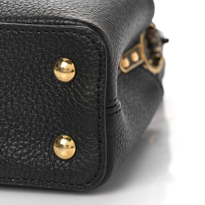 Louis Vuitton Taurillon Snakeskin Mini Capucines Black 8 of 8