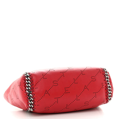 Stella McCartney Eco Alter Nappa Perforated Logo Falabella Reversible Tote Red 4 of 11