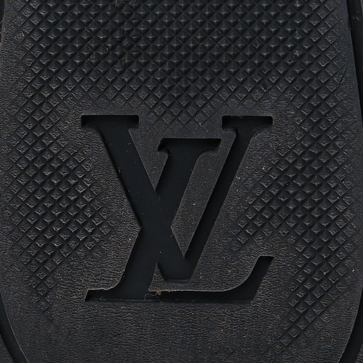 Calfskin Embossed Monogram Punchy High Top Sneakers 34 Black