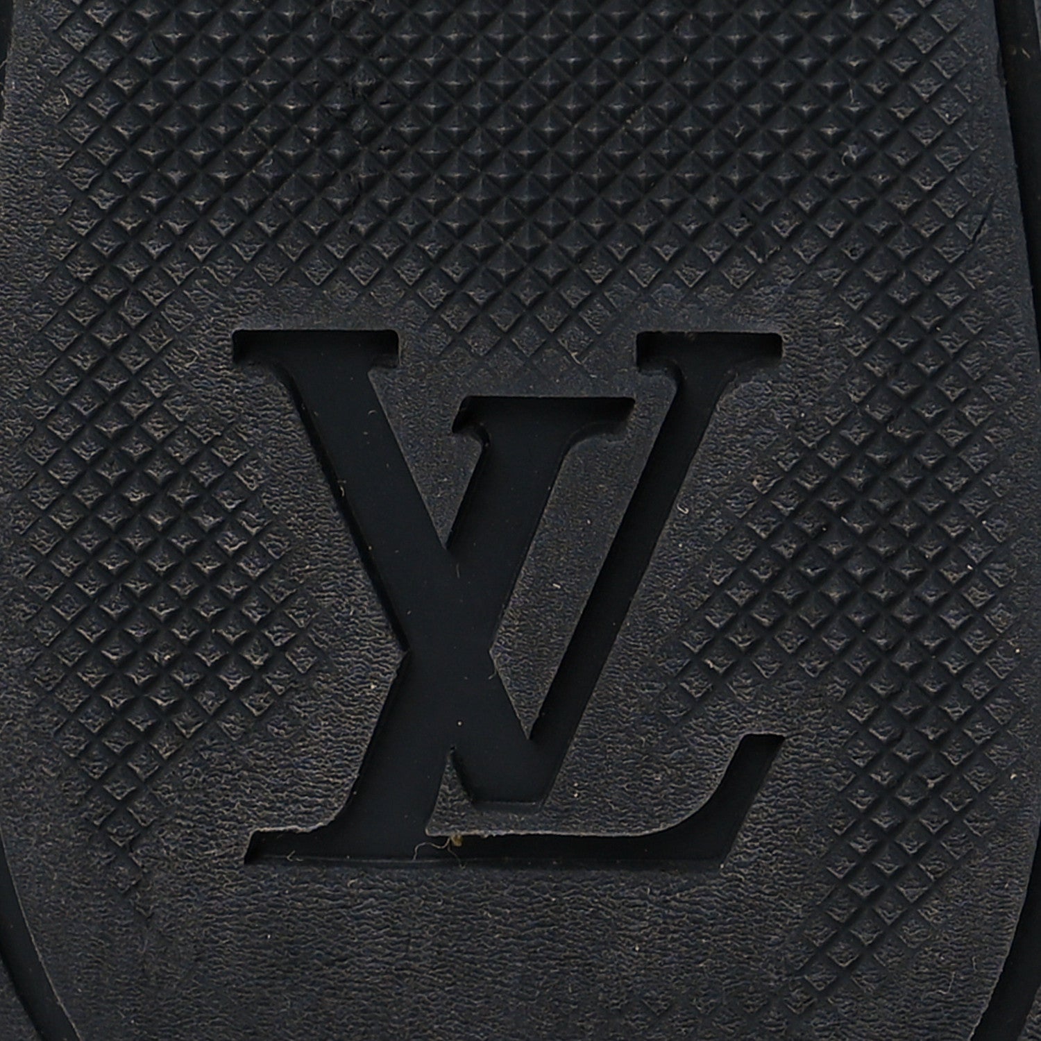 Louis Vuitton Calfskin Embossed Monogram Punchy High Top Sneakers 34 Black 9 of 10