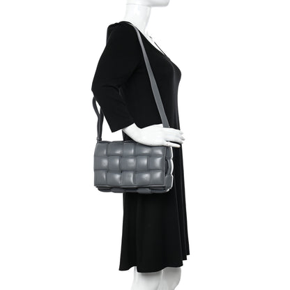 Bottega Veneta Nappa Maxi Intreccio Padded Cassette Crossbody Bag Thunder 3 of 10