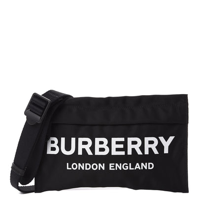 Burberry Nylon Logo Clutch Bag Black 1 of 10