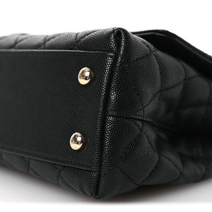 Chanel Caviar Quilted Mini Coco Handle Flap Black 10 of 14