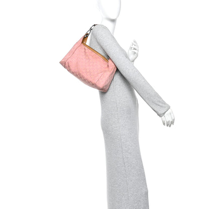 Gucci Monogram Horsebit Top Handle Hobo Bag Pink 2 of 10