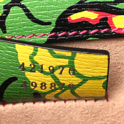 Gucci X KEN SCOTT Textured Calfskin Pomponica Print Dionysus Shoulder Bag Multicolor 7 of 9