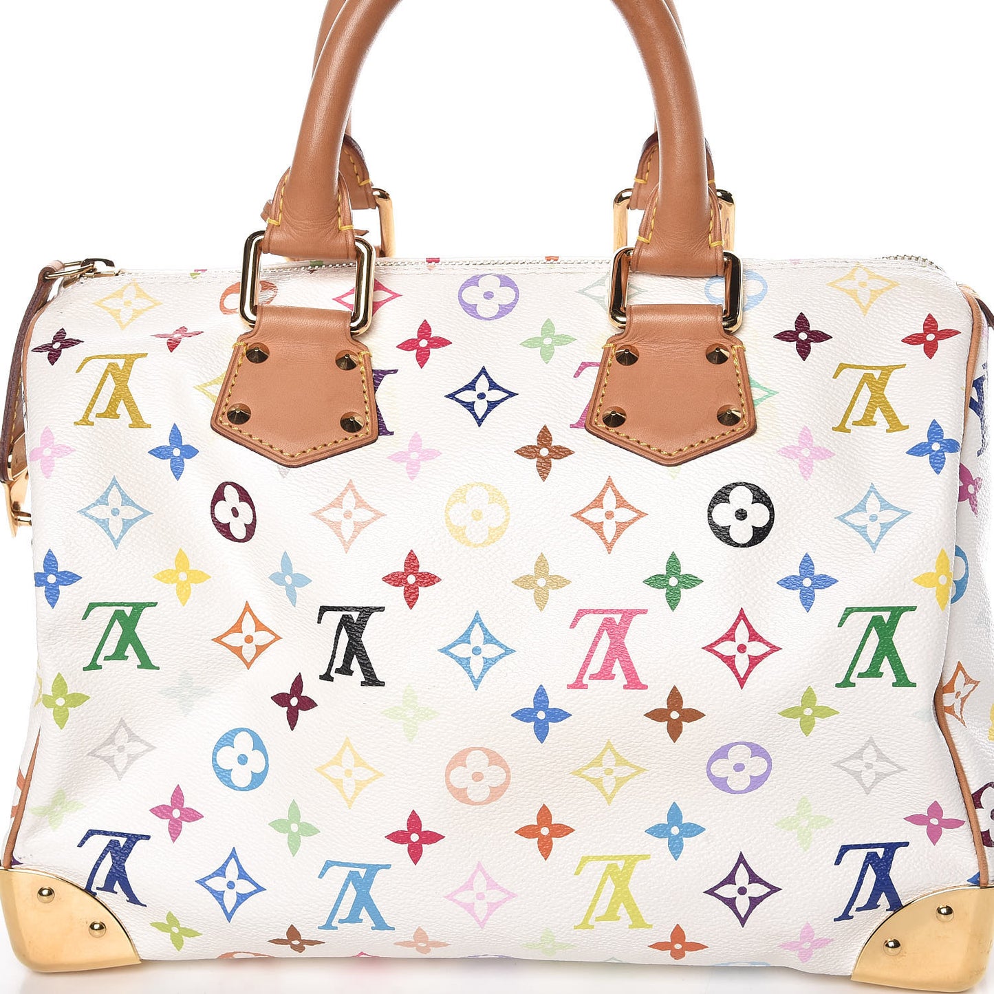 Monogram Multicolor Speedy 30 White