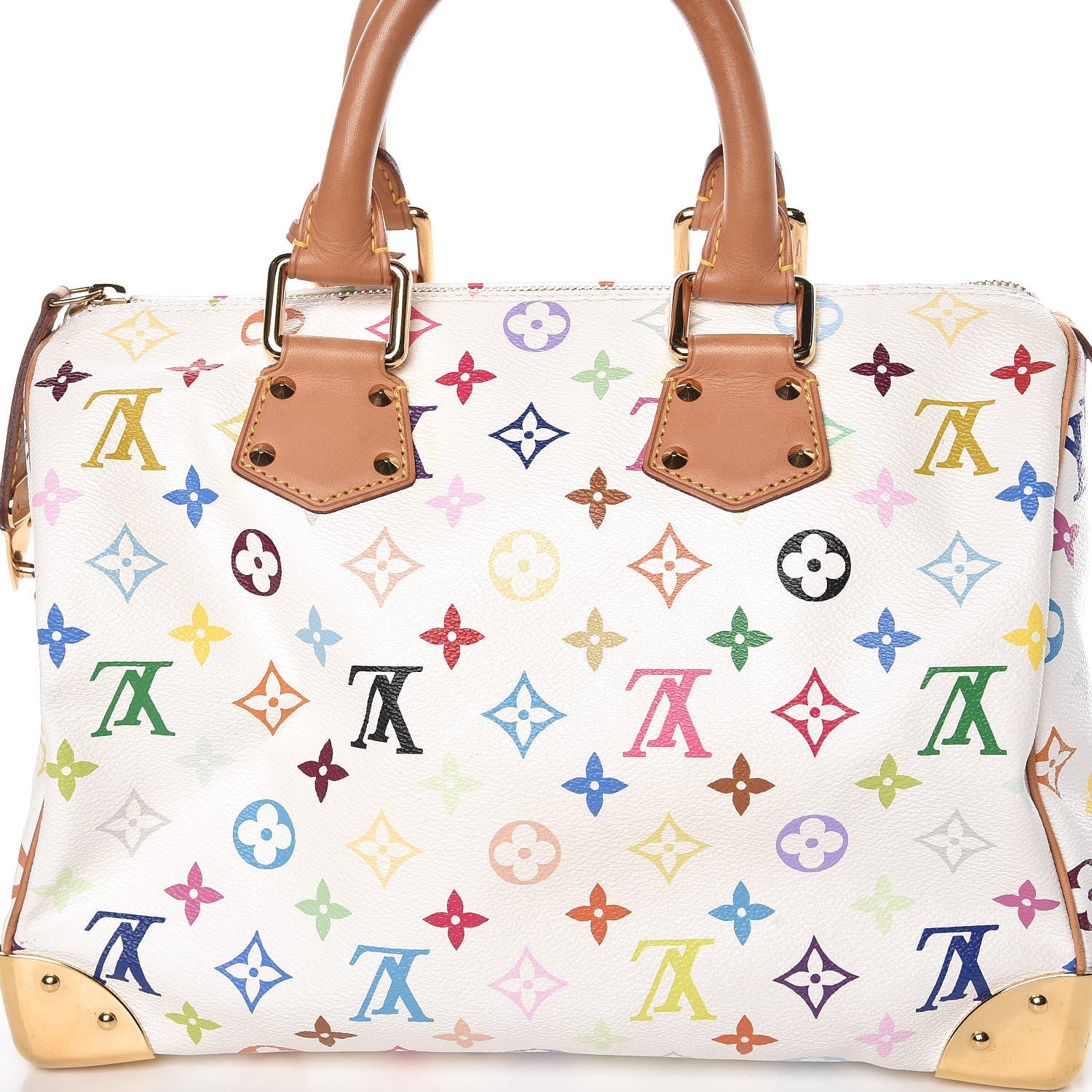 Louis Vuitton Monogram Multicolor Speedy 30 White 13 of 16