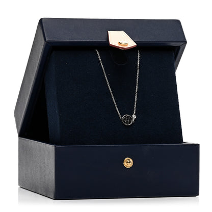 Louis Vuitton 18K White Gold Diamond Idylle Blossom Pendant Necklace 5 of 5