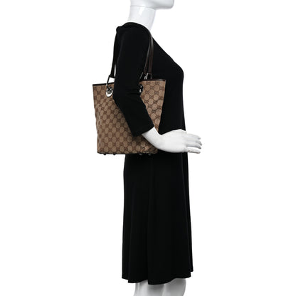 Gucci Monogram Small Eclipse Tote Brown 2 of 10