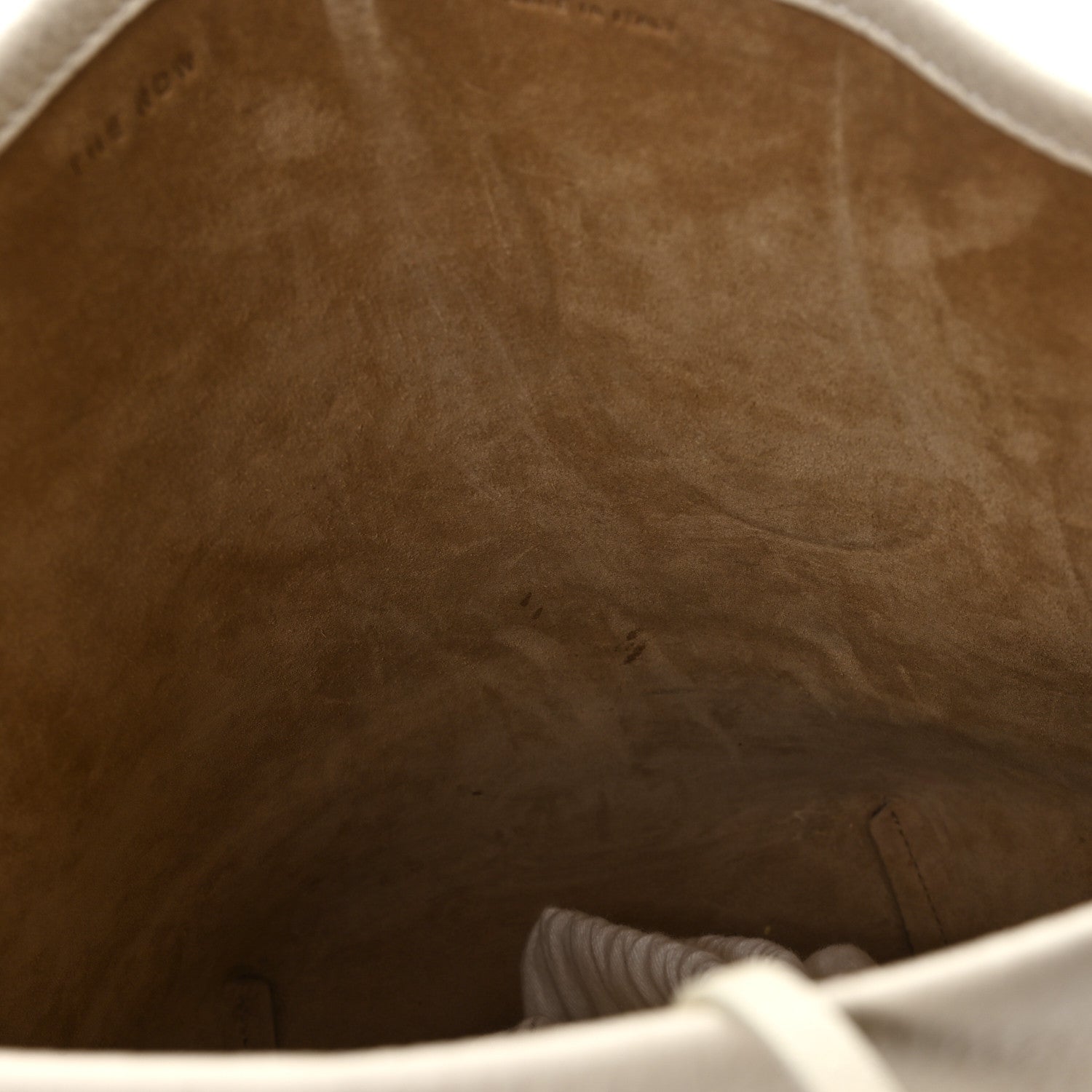 The Row Grained Calfskin Medium N/S Park Tote Ivory 10 of 11