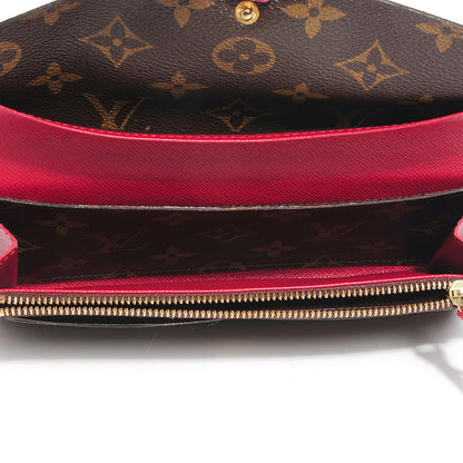 Louis Vuitton Monogram Emilie Wallet Red 8 of 8