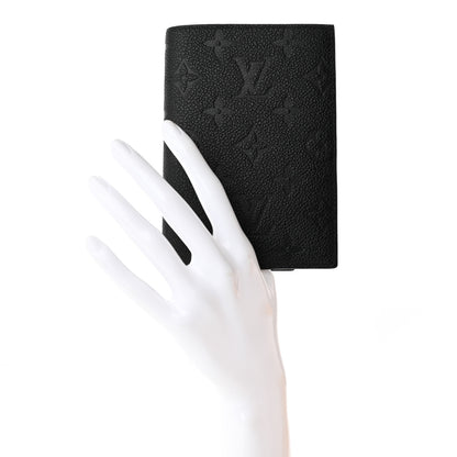 Louis Vuitton Empreinte Monogram Passport Cover Black 2 of 8
