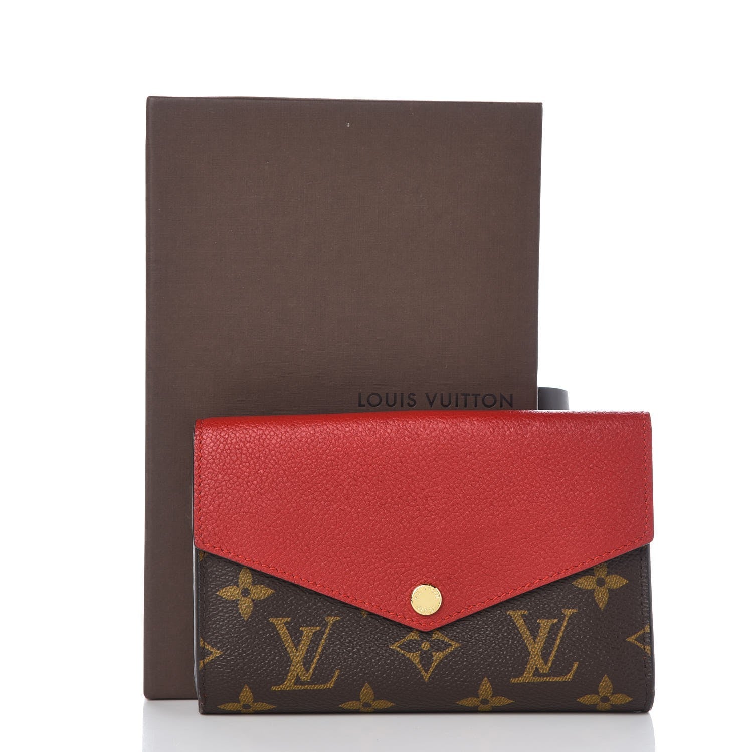 Louis Vuitton Monogram Pallas Compact Wallet Cherry 9 of 9