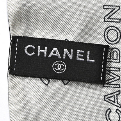 Chanel Silk CC Slim Bandeau Scarf Black 3 of 4
