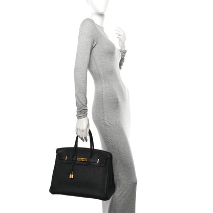 Hermes Togo Birkin 35 Black 2 of 11