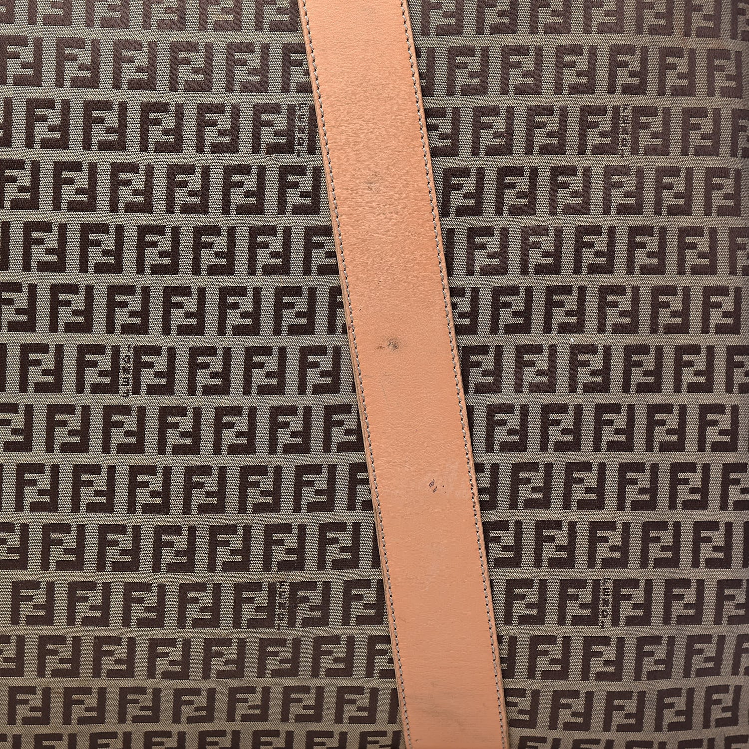 Fendi Zucchino Large Travel Bag Tan 11 of 21