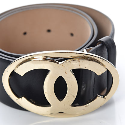 Chanel Calfskin CC Belt 80 32 Black 9 of 9