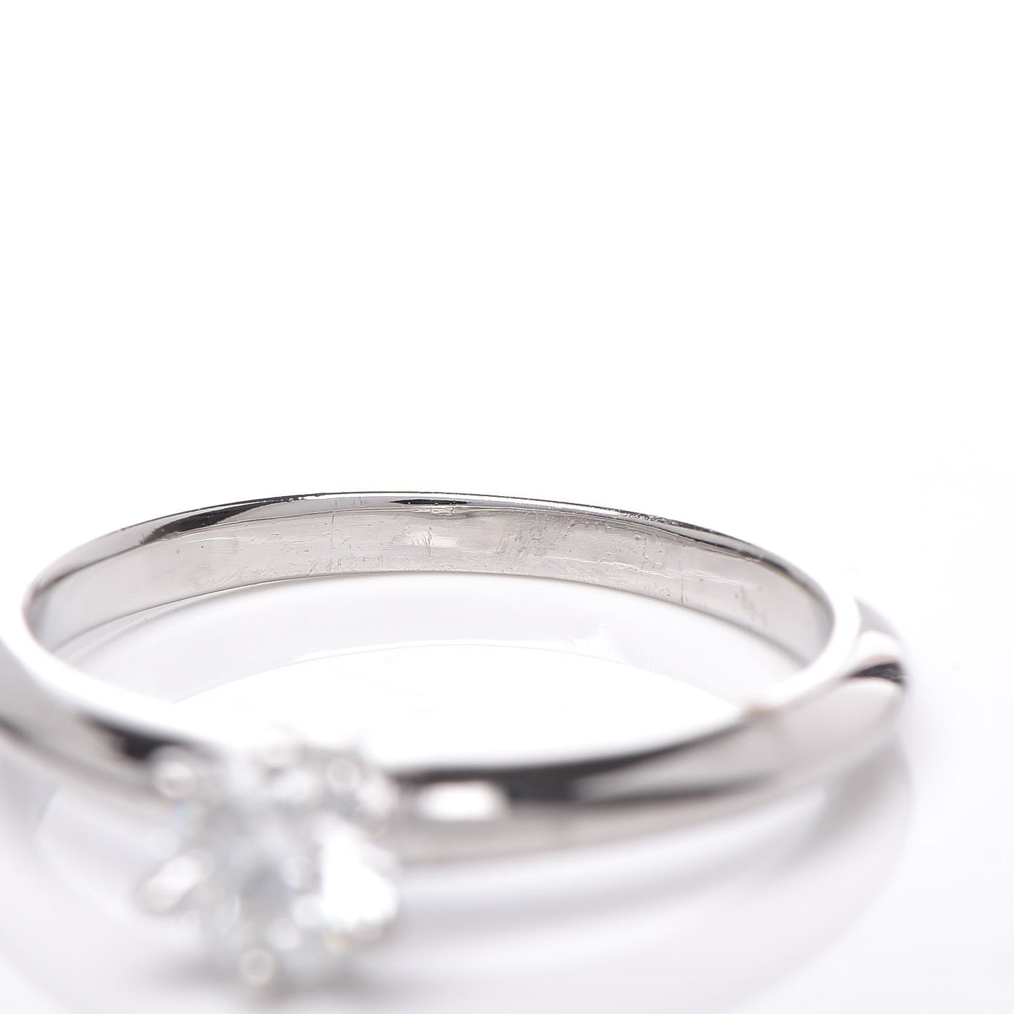 Platinum Diamond .34ct Solitaire Engagement Ring 47 4.25