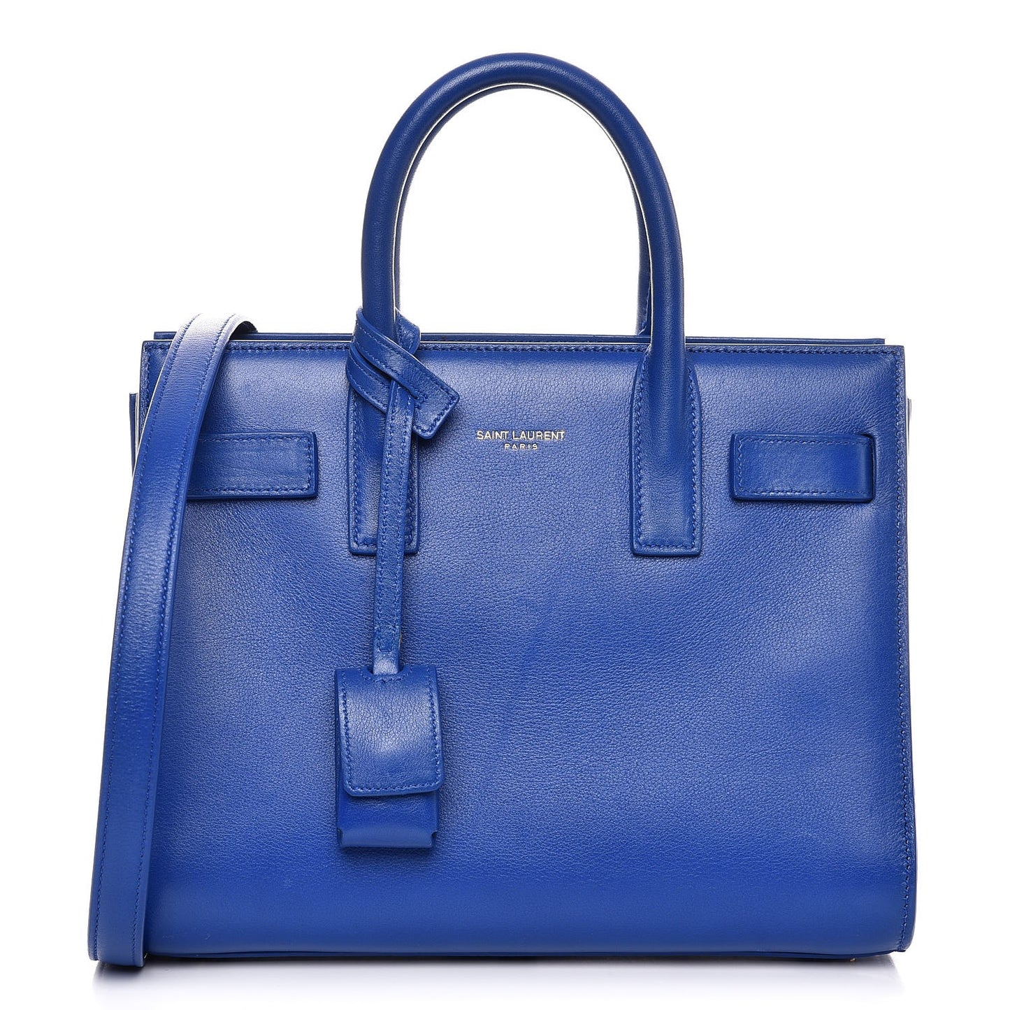 Calfskin Nano Sac De Jour Royal Blue