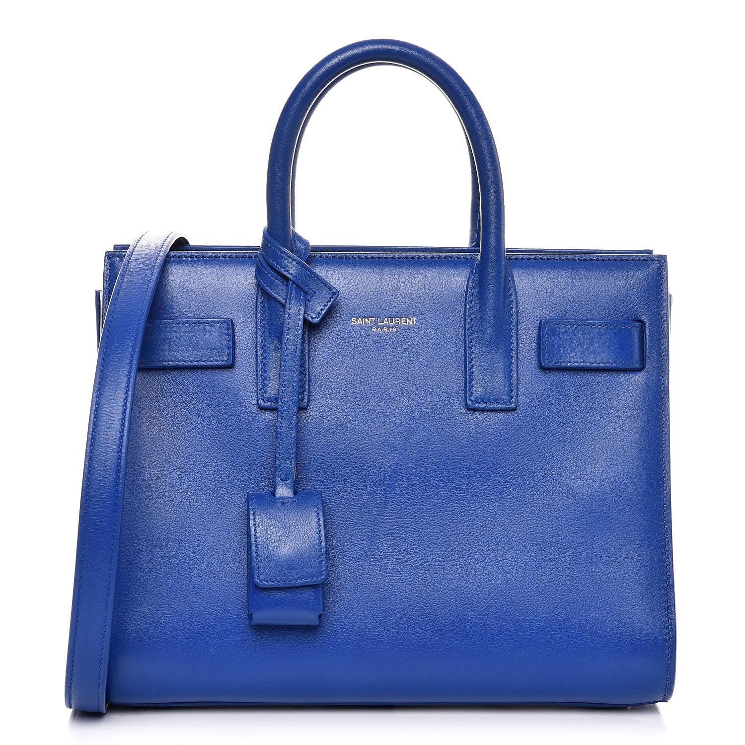 Saint Laurent Calfskin Nano Sac De Jour Royal Blue 1 of 7