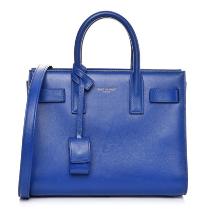 Saint Laurent Calfskin Nano Sac De Jour Royal Blue 1 of 7