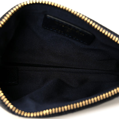 Chanel Caviar Quilted Small Cosmetic Case Navy Blue 5 of 9