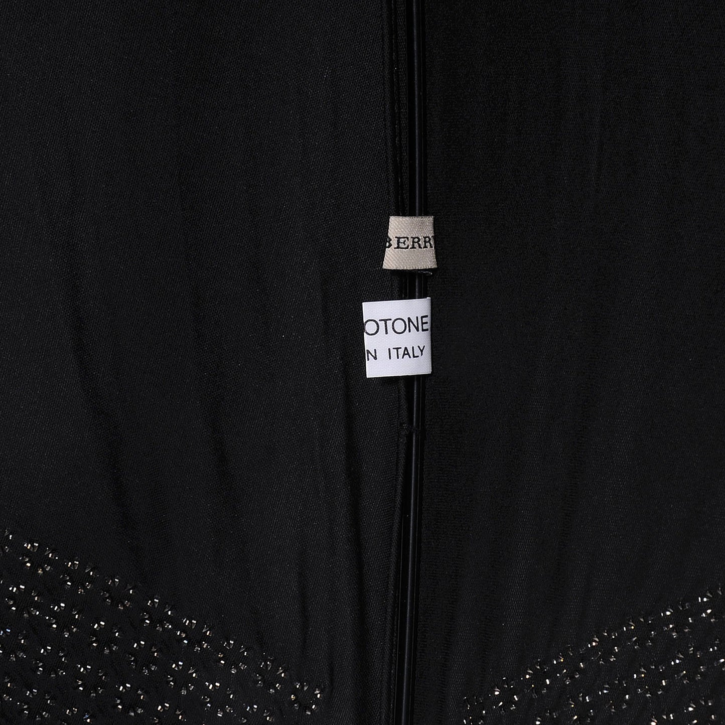 Waterloo Studded Umbrella Black