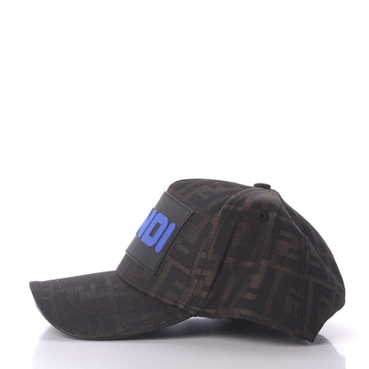 Fendi X FILA Cotton FF Mania Hat Tobacco Moro 4 of 7