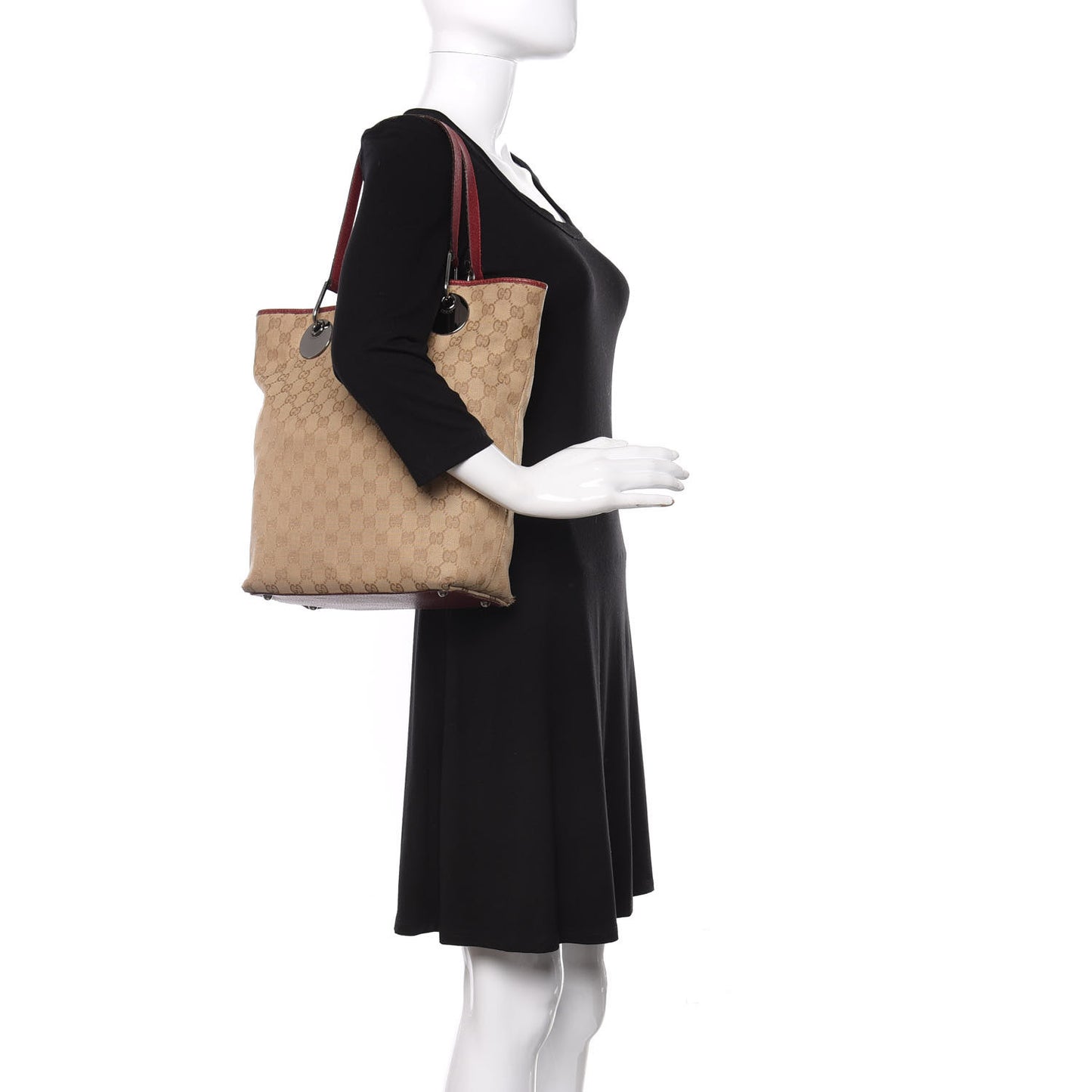 Monogram Large Eclipse Tote Red