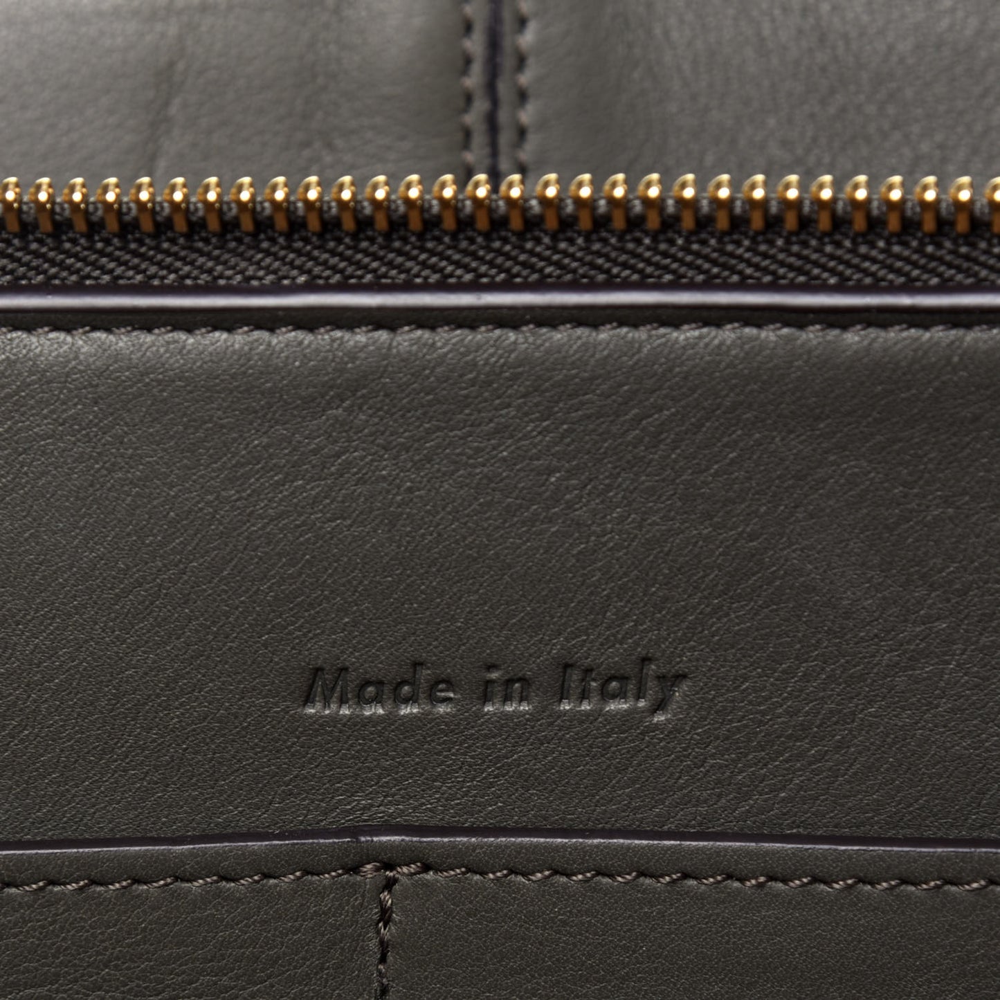 Calfskin Small Tri-Fold Shoulder Bag Anthracite
