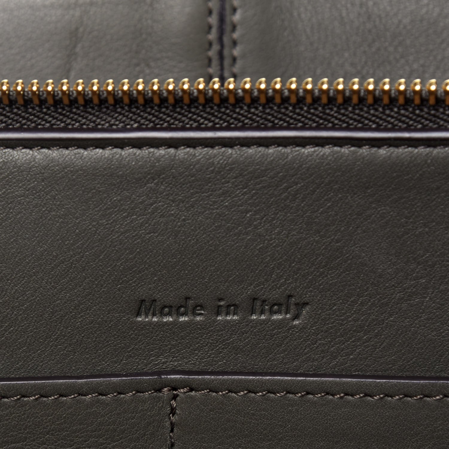 Celine Calfskin Small Tri-Fold Shoulder Bag Anthracite 6 of 10