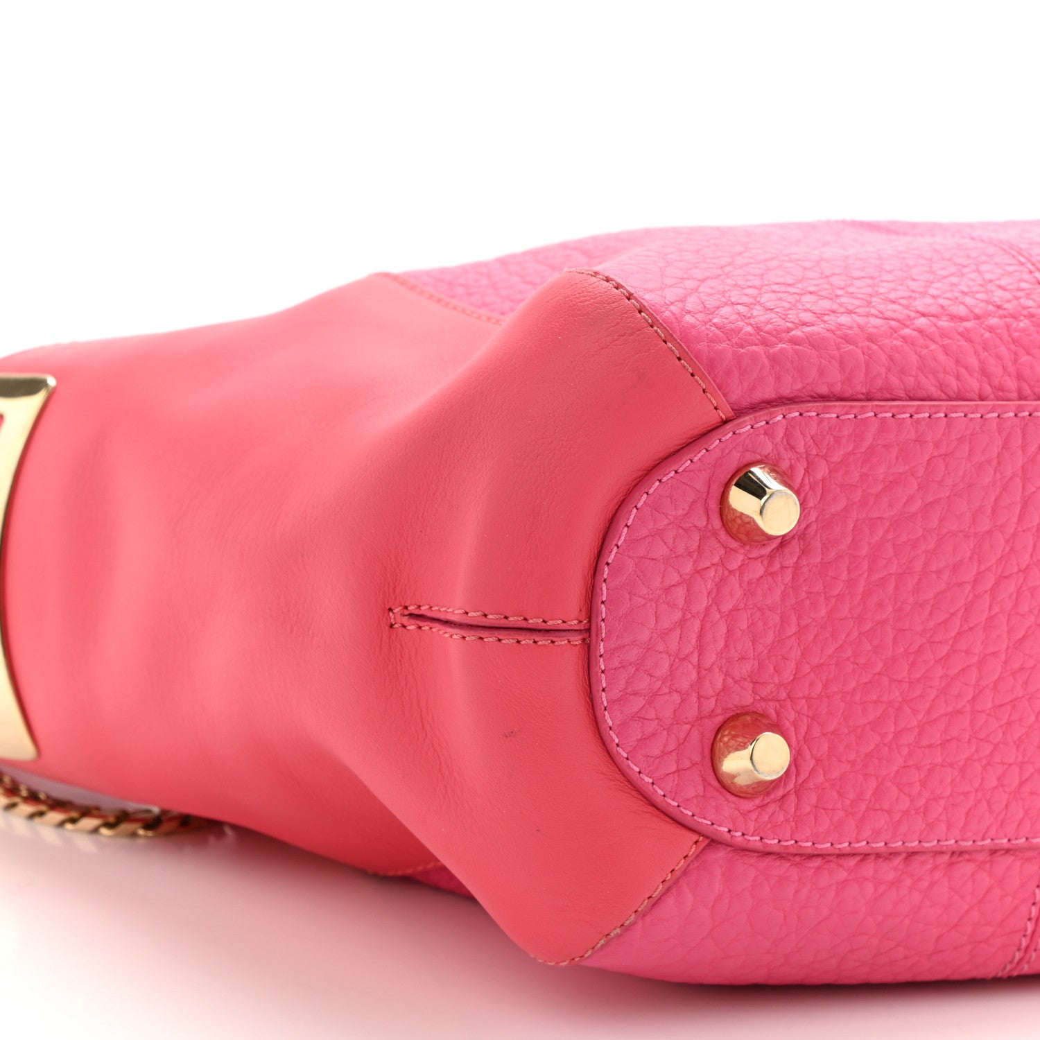 Jimmy Choo Calfskin Chain Tote Pink 9 of 12