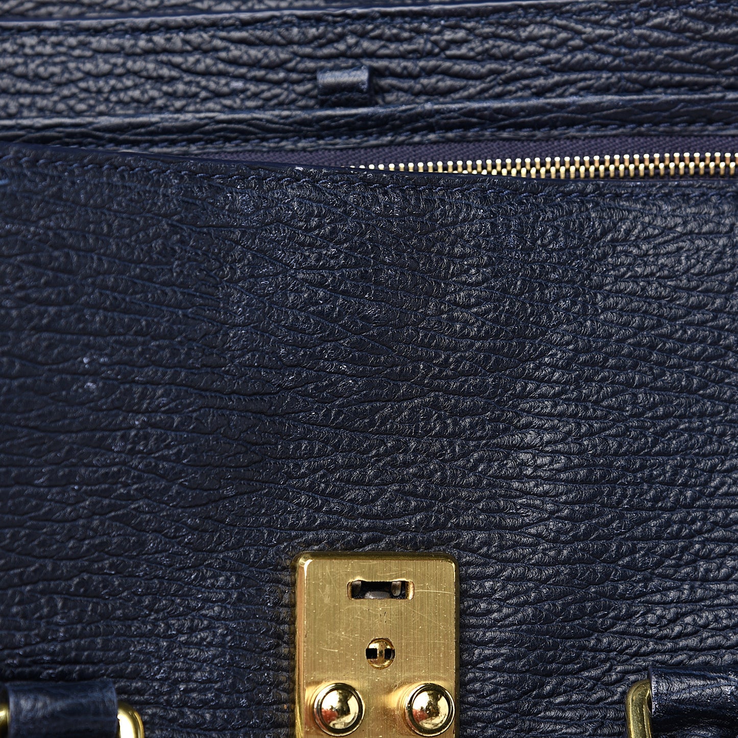 3.1 Textured Calfskin Medium Pashli Satchel Ink
