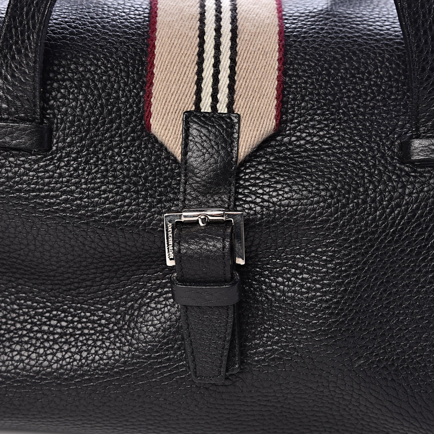 Burberry London Grainy Calfskin Shoulder Bag Black 8 of 13