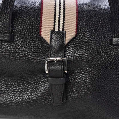 Burberry London Grainy Calfskin Shoulder Bag Black 8 of 13