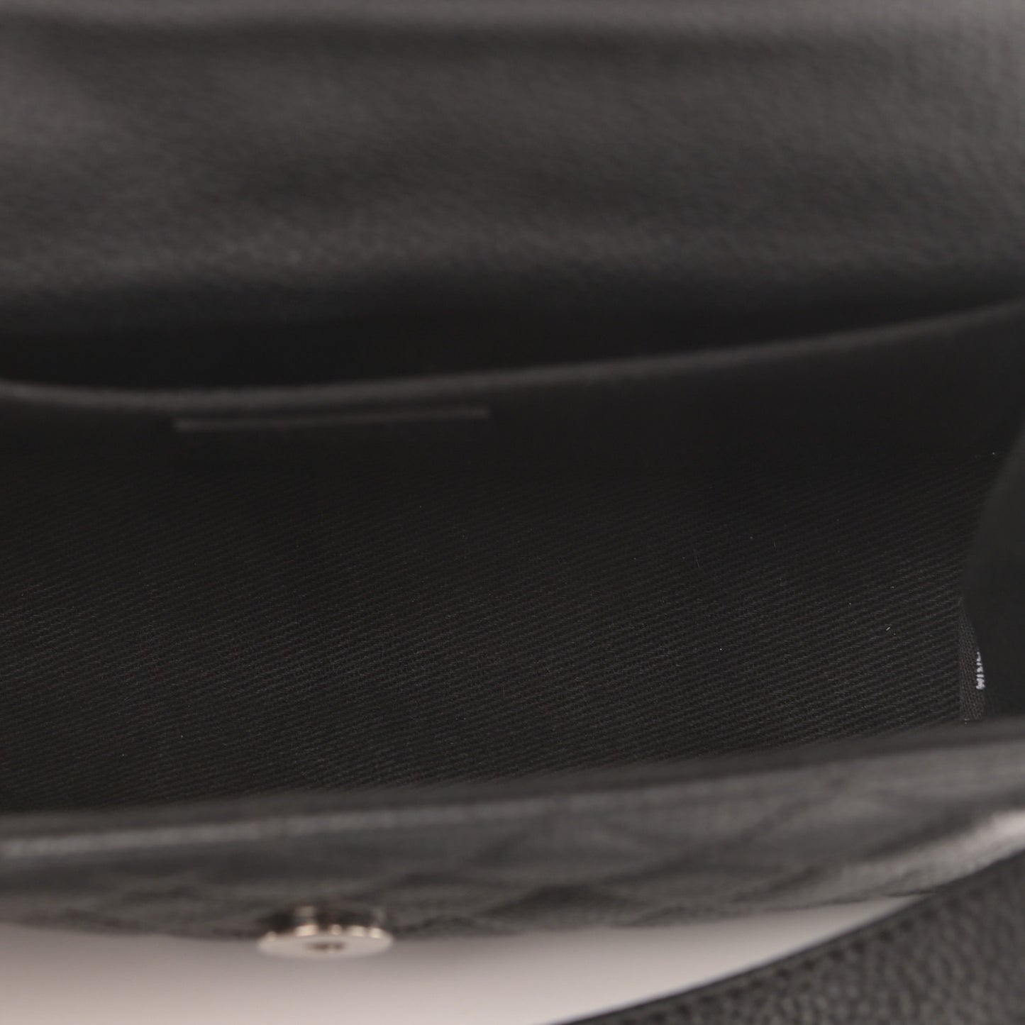 Grained Calfskin Quilted 2.55 Reissue Flap Belt Bag Clutch Black